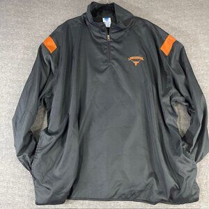 Texas Longhorns Windbreaker NCAA 1/4 Zip Mesh Lined Jacket Men's Size 2XL XXL